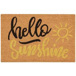 Hello Sunshine Coir Doormat