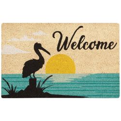 Nourison Pelican Welcome Coir Doormat