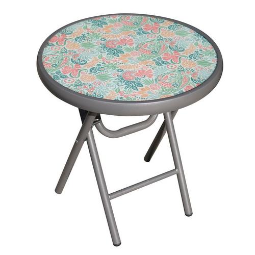 Core Essentials 19in Paisley Outdoor Side Table