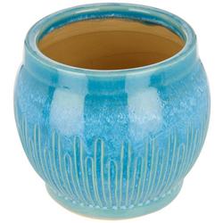 7in Painted Ceramic Planter Pot