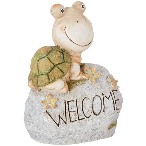 Fancy That Turtle Welcome Sign Garden Decor