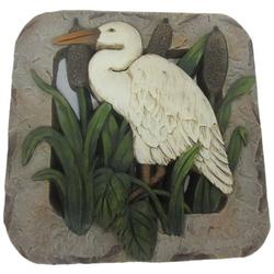12in. Square Heron Stepping Stone