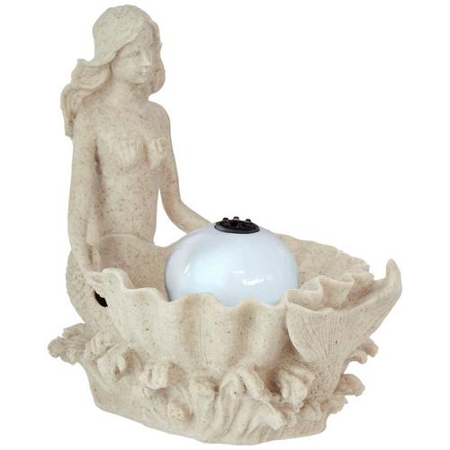 Fancy That Mermaid With LED Pearl Fountain Garden