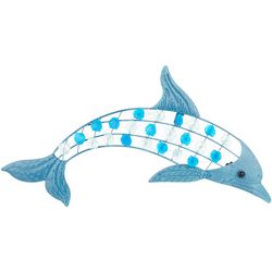 23in LED Light Up Stone Dolphin Wall Decor