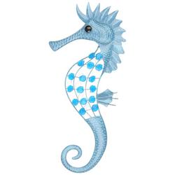 25 in. LED Light Up Stone Seahorse Wall Decor