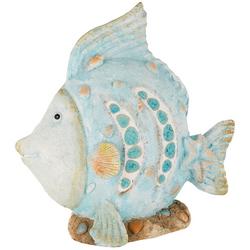 Mosaic Tropical Fish Statue