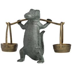 Alligator Candle Holder Sculpture