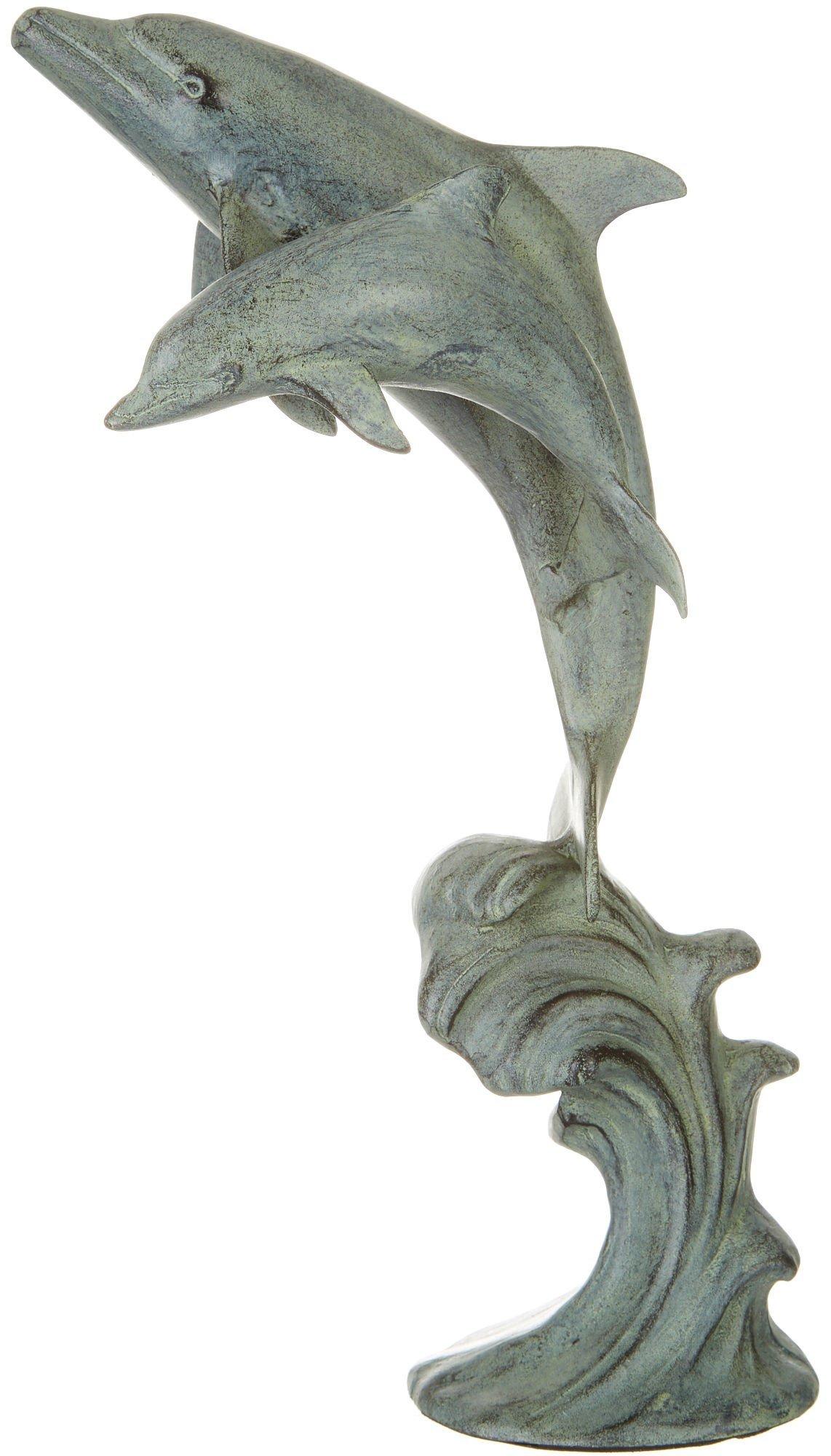 Double Dolphin Statue