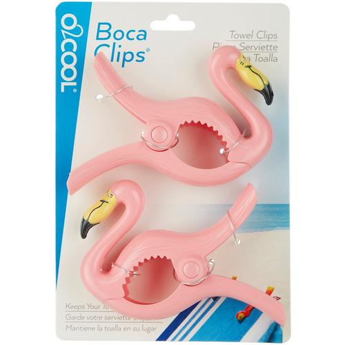 Boca Clips Flamingo Towel Clips