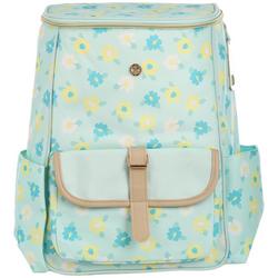 Floral Print Backpack Cooler