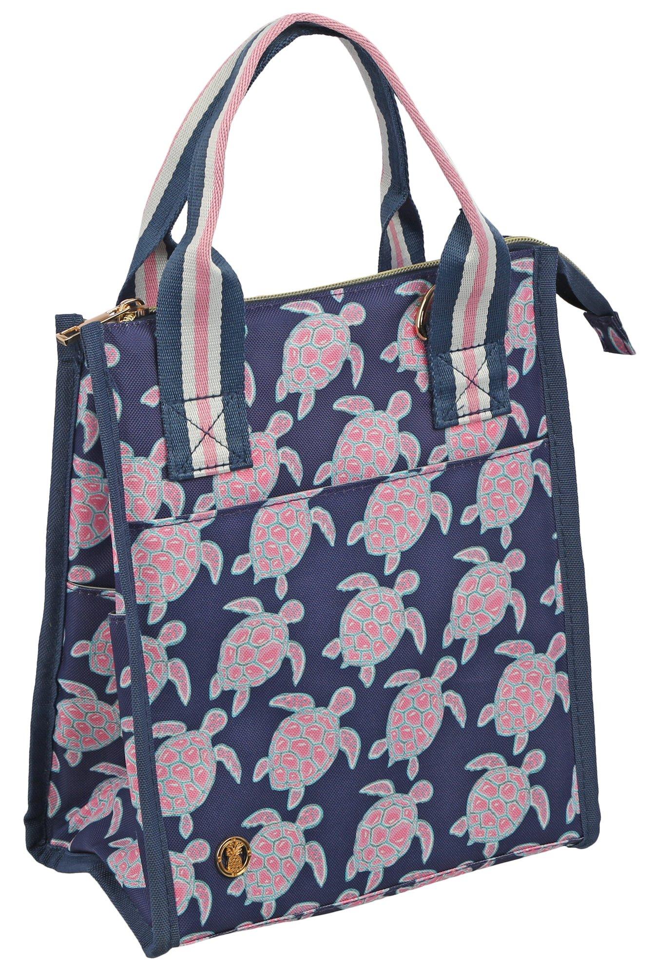 Sea Turtle Print Lunch Bag
