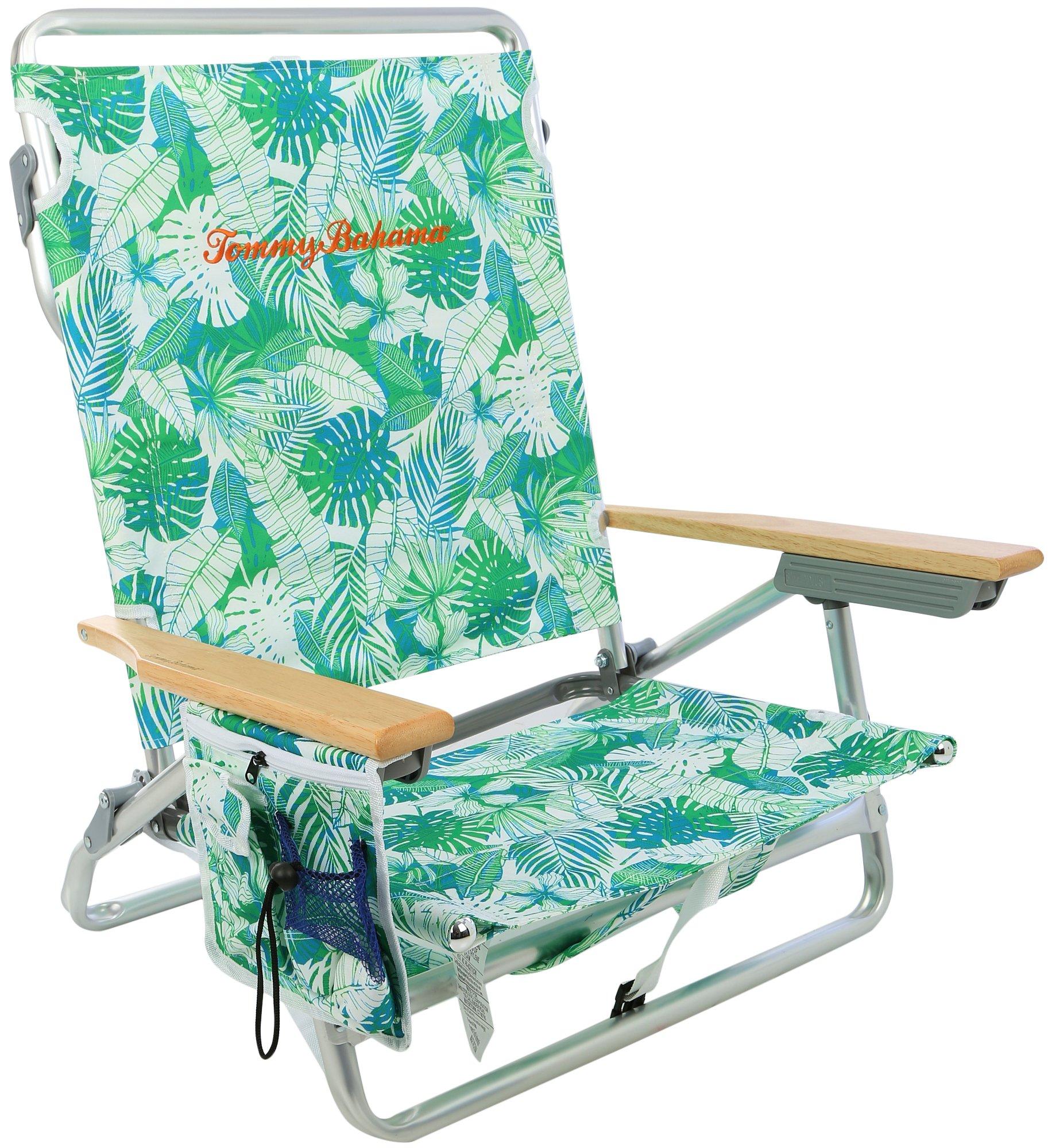 Coastal Print Backpack Chair