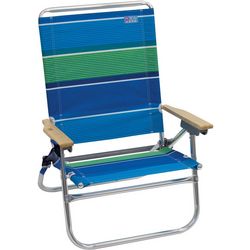 Rio 4 Position Easy In Easy Out Striped Beach Chair