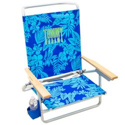 Tommy Bahama 5 Position Hibiscus Lay Flat Beach Chair