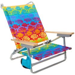 Rio 5 Position Fish Ombre Beach Chair