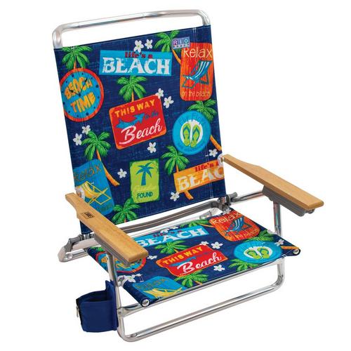 Rio 5 Position Beach Theme Beach Chair