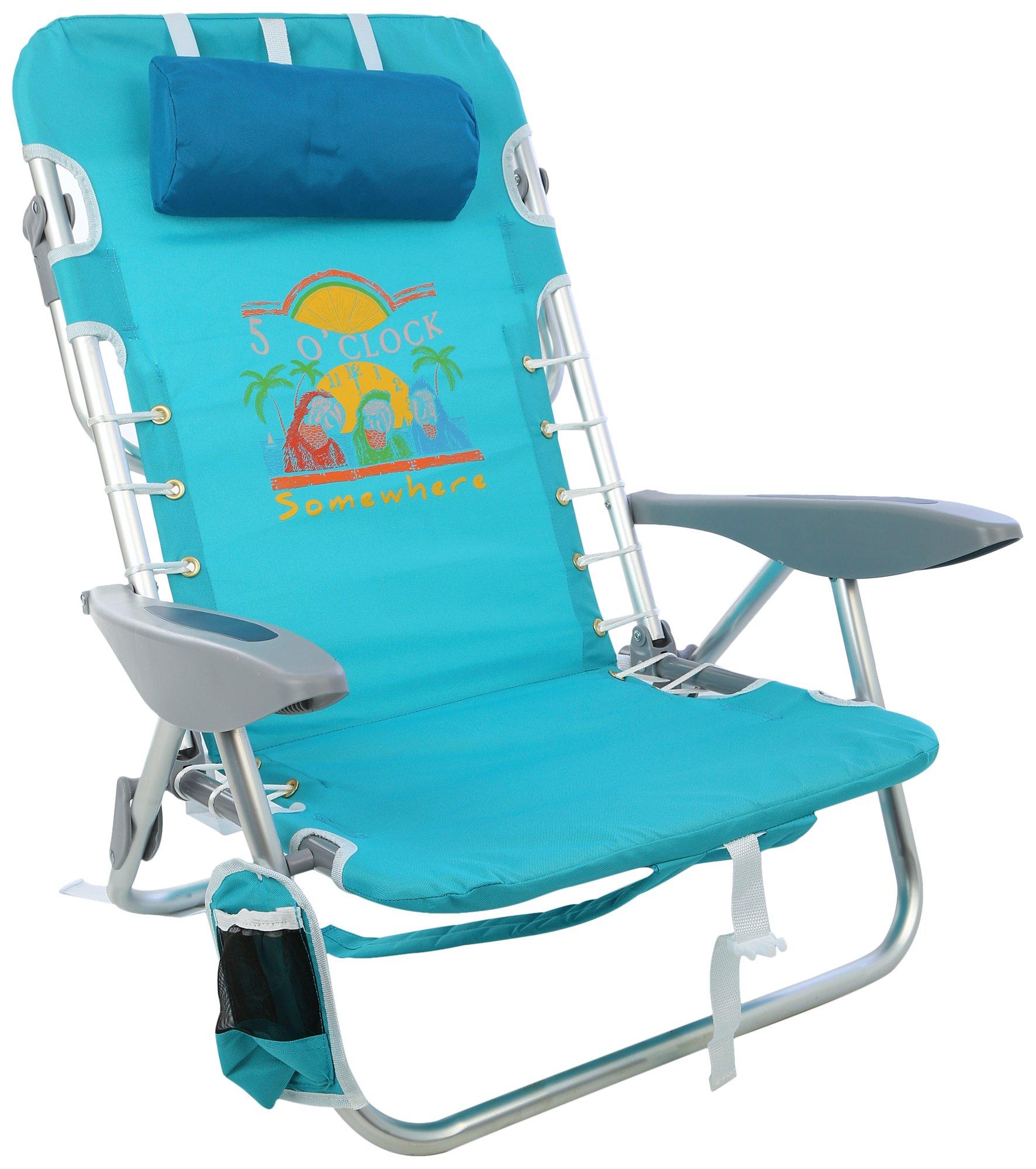 Margaritaville 4-Position Lay-Flat Backpack Chair