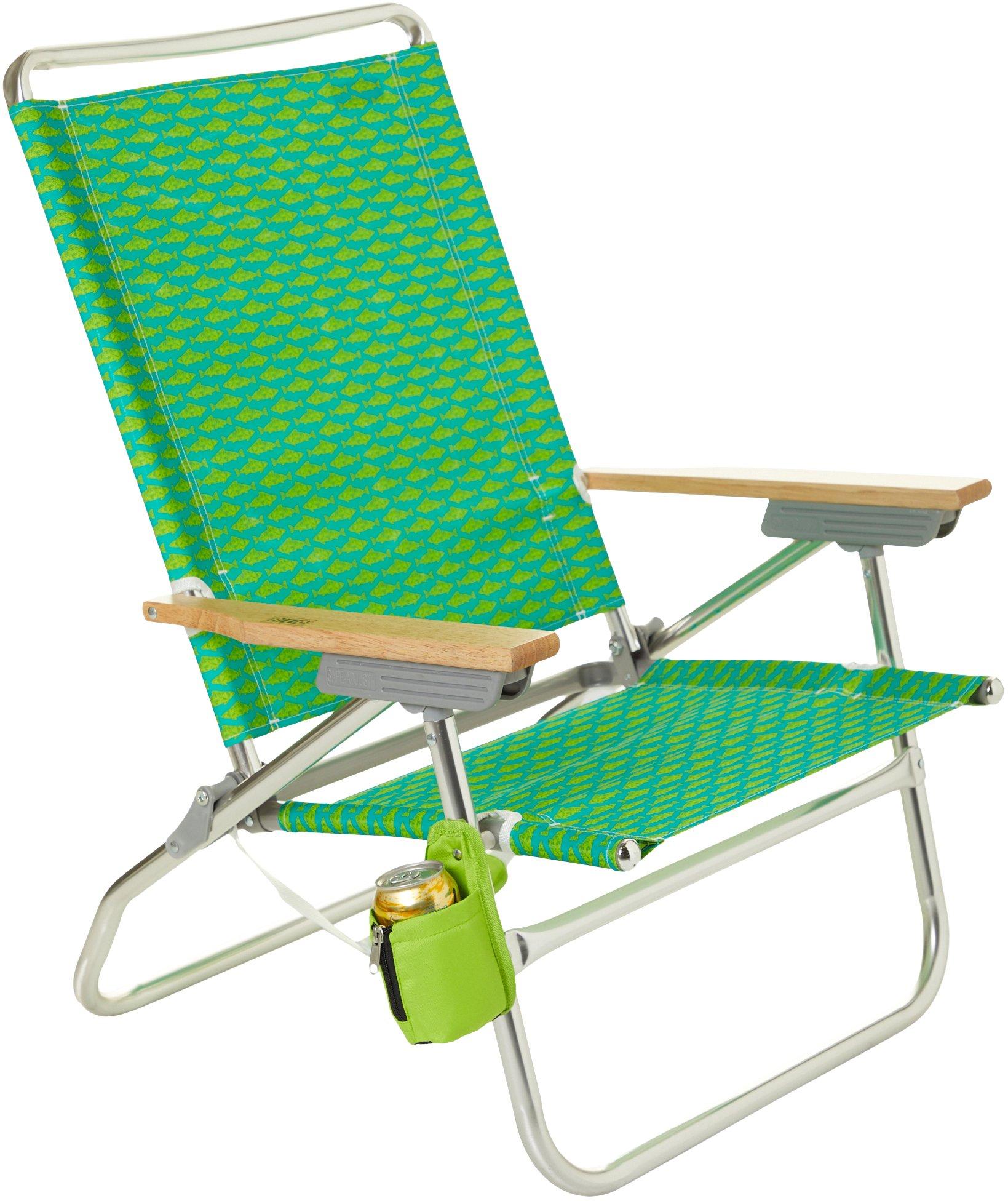 Fish Print Beach Chair 