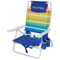 5 Position Stripe Beach Chair