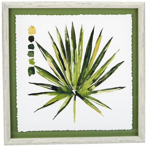 Americanflat 20x20 Palmetto & Paint Swatch Framed Wall