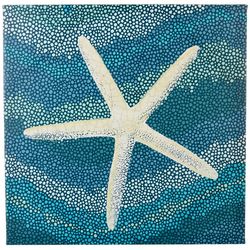 Streamline Art Sea Glass Starfish Canvas Wall Art