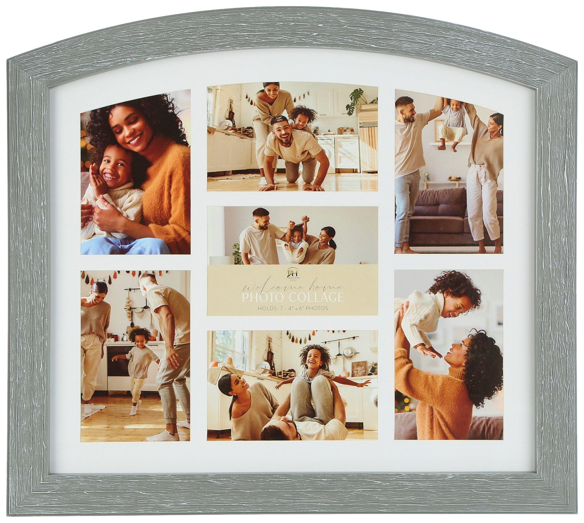 Malden Love My Grandkids Gray Collage Wall Picture Frame 4-Opening