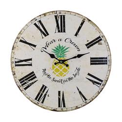 Pineapple Wooden Clock