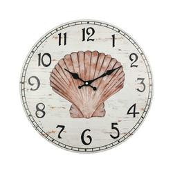 Shell Wooden Clock