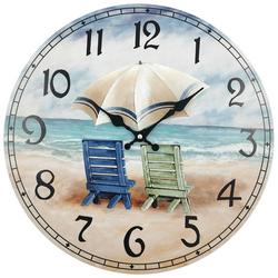 Adirondack Chairs Wooden Clock