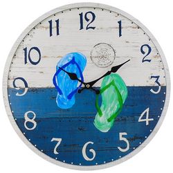 JD Yeatts Flip Flop Wall Clock