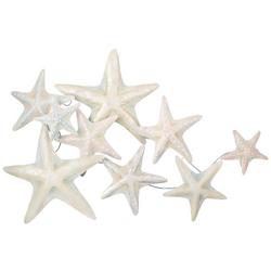 23in Metal Capiz Starfish Wall Decor