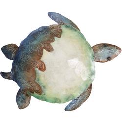 Capiz Sea Turtle Metal Wall Art
