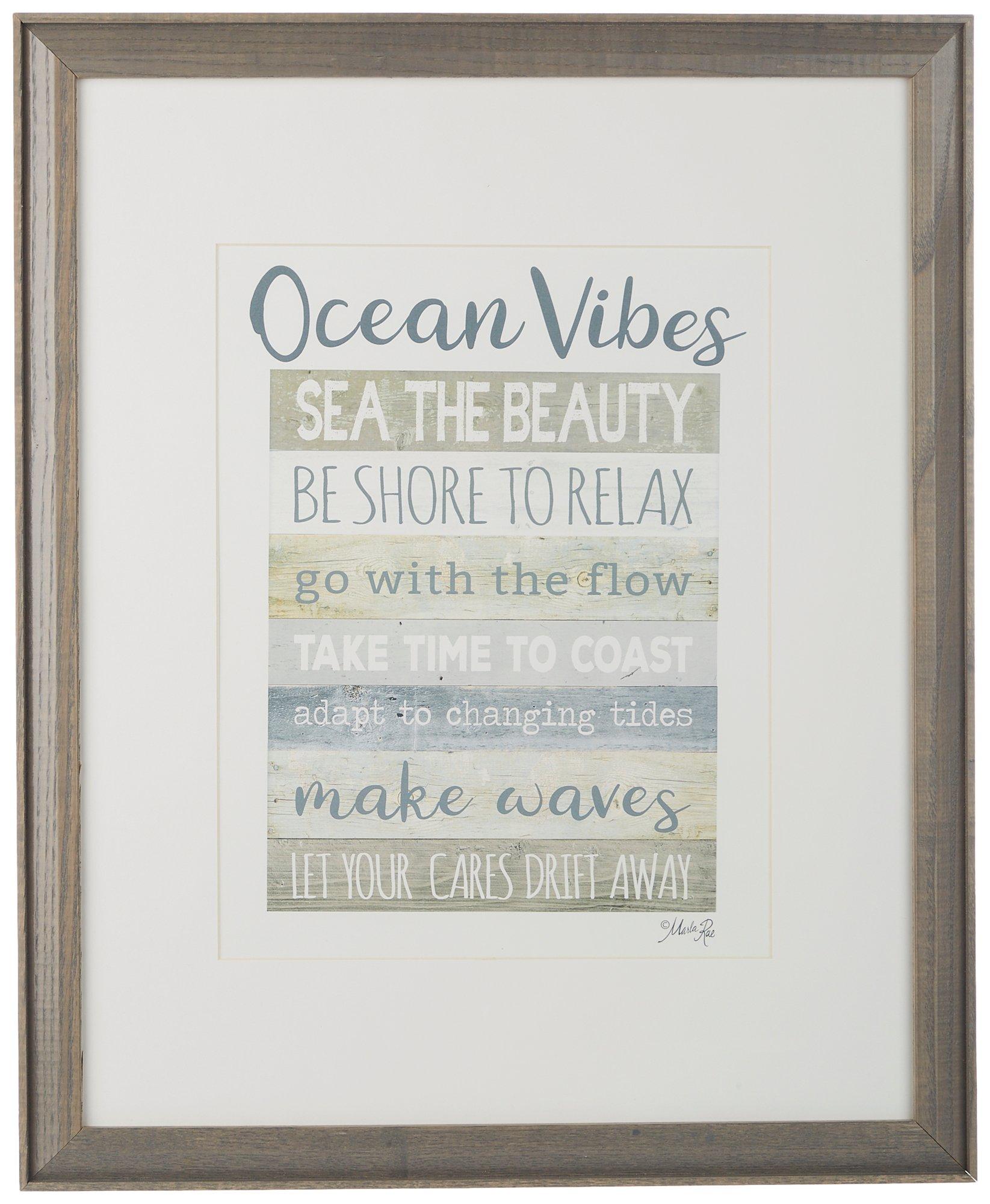 TIMELESS FRAMES 16x20 Ocean Vibes Framed Wall Art
