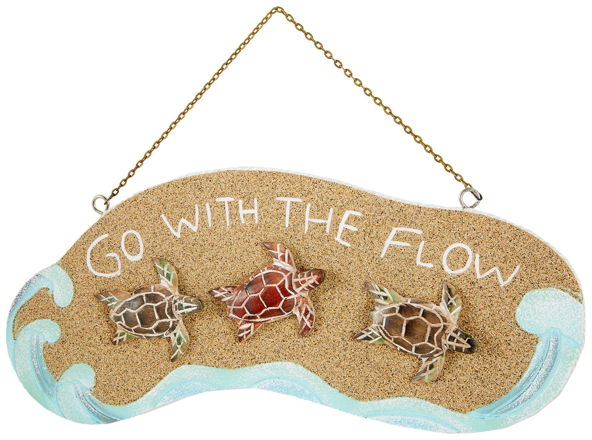 Go With The Flow Sea Turtles Wall Decor