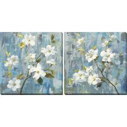 2-pc. Graceful Floral Canvas Wall Art