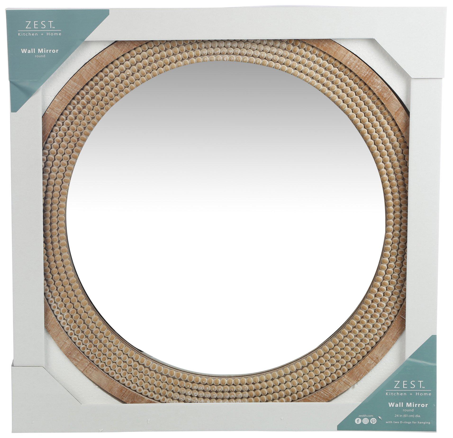 24in Round Wall Mirror