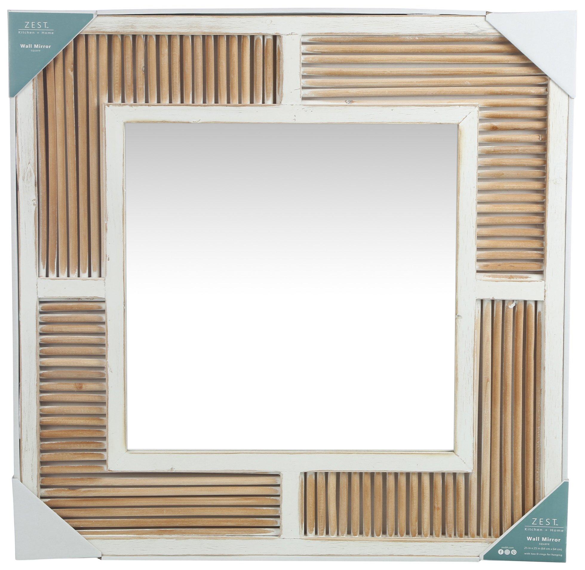 Zest Kitchen + Home 25in Square Wall Mirror