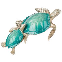 Fancy That 15x16.5 Mom & Baby Sea Turles On Base Decor
