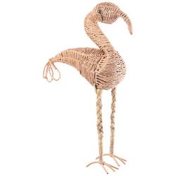 22in. Wicker Flamingo Figurine