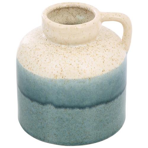 7in Fade Ombre Ceramic Jug Vase