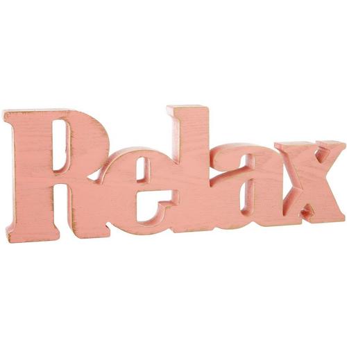Fancy That 15in Block Relax Tabletop Sign