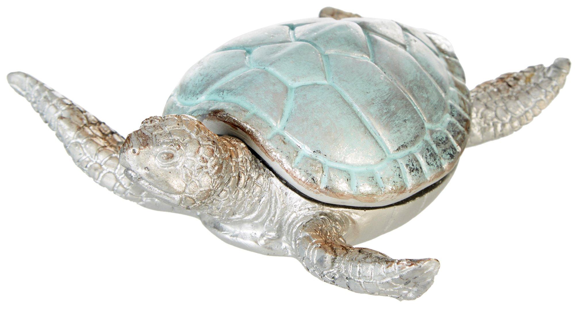 Coastal Home Resin Sea Turtle Trinket Decor