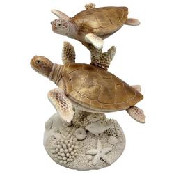 Stacked Sea Turtle Statue