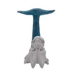 Coastal Home Tail Up Mermaid Figurine