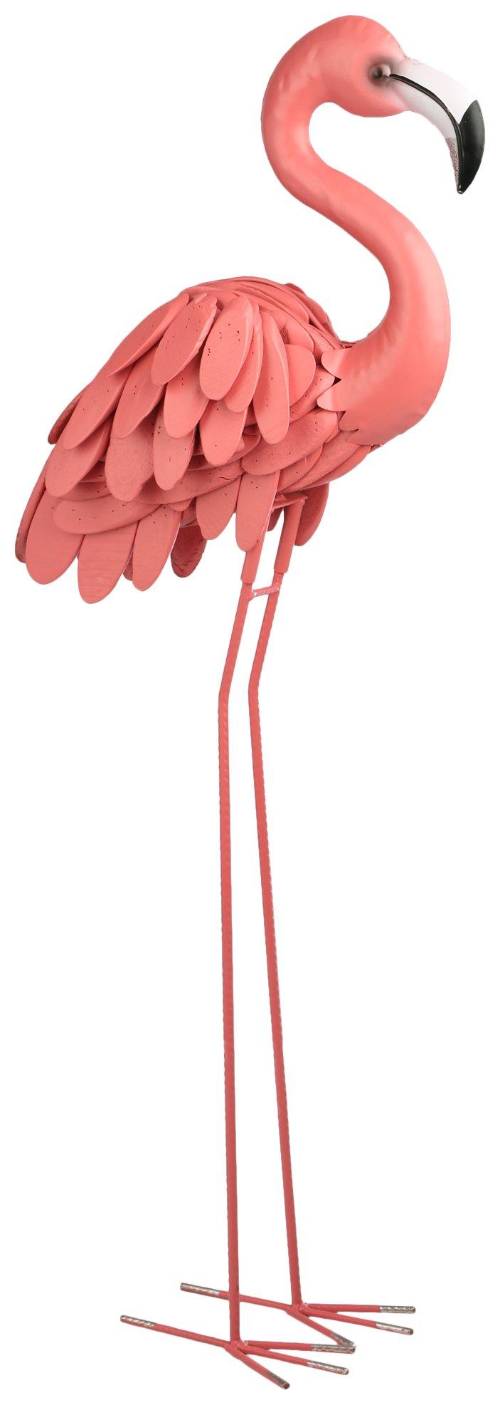 Coastal Home Metal Flamingo Decor