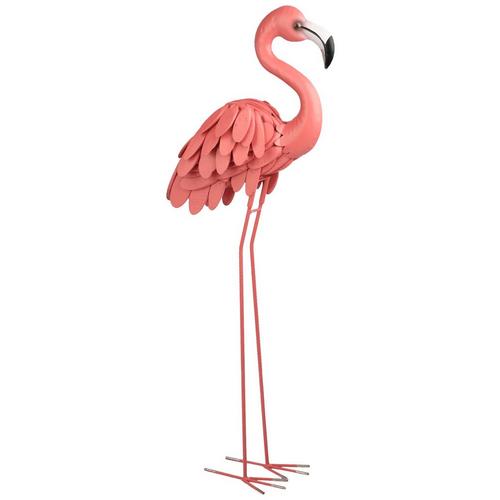 Coastal Home Metal Flamingo Decor