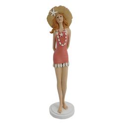 9in. Standing Beach Lady Figurine