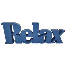 Coastal Home Large Relax Block Sign