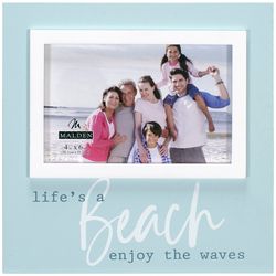 Malden 4'' x 6'' Life's A Beach Enjoy The Waves Photo Frame