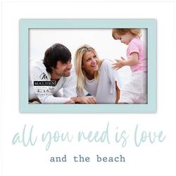 4'' x 6'' Love And The Beach Photo Frame